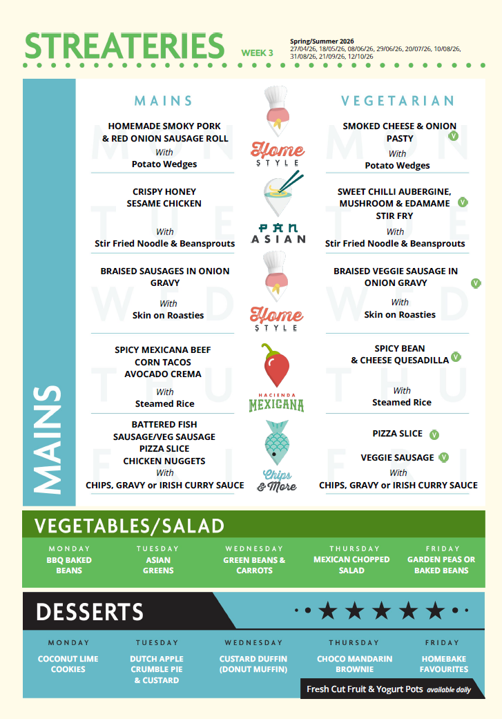 west park international menu spring-summer 2026