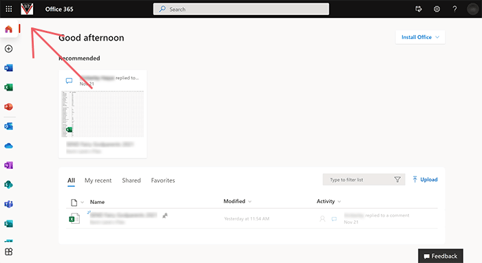 Office 365 Dashboard Office 365 Dashboard