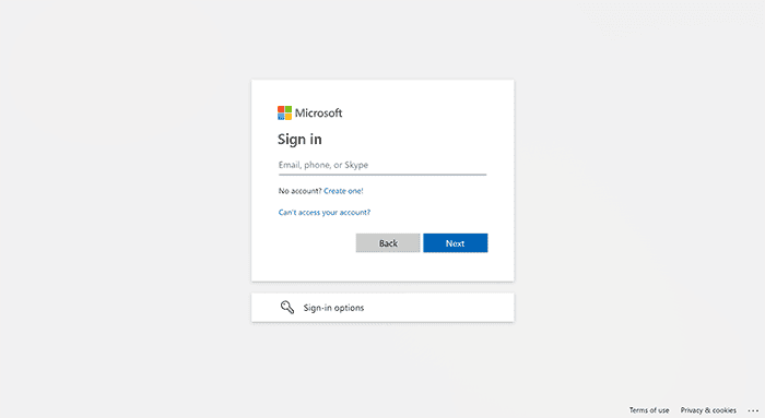 Office 365 Login Page